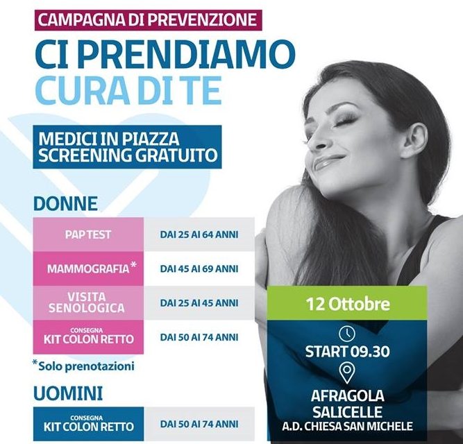 Il 12 Ottobre visite gratuite e di prevenzione ad Afragola