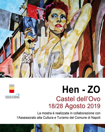 A Castel dell’Ovo la mostra di Enzo De Simone in arte Hen-Zo