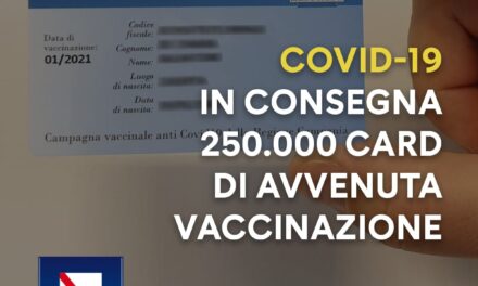 Campania. Al via la consegna di 250.000 card per l’attestazione di avvenuta vaccinazione
