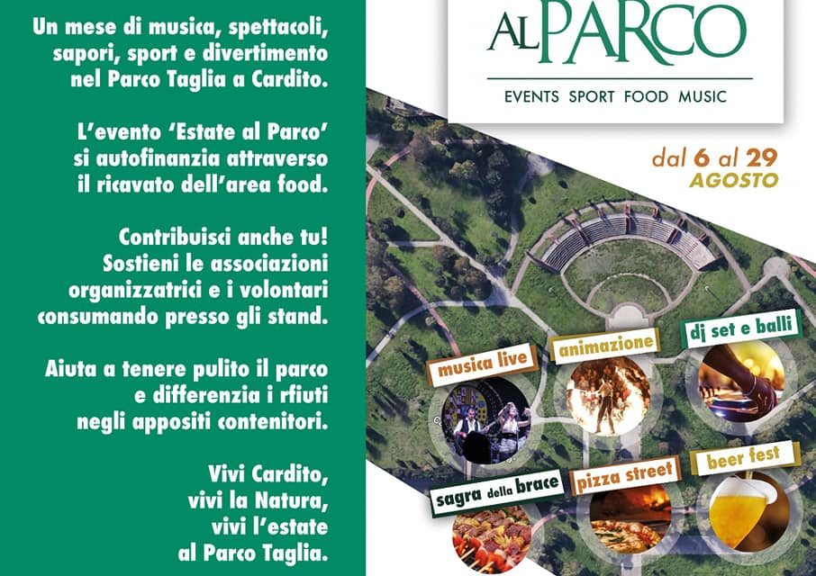 Cardito. Presentato il programma “Estate al Parco Taglia”. Il sindaco Cirillo: “Una gioia per le nostre famiglie”