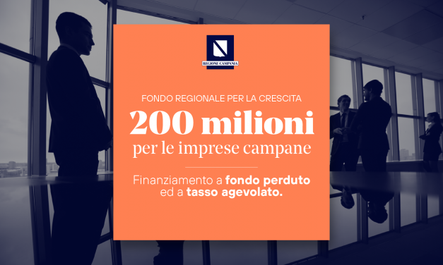 Regione Campania lancia fondo per le piccole imprese, CSA: “Manna dal cielo per PMI e Liberi professionisti!”