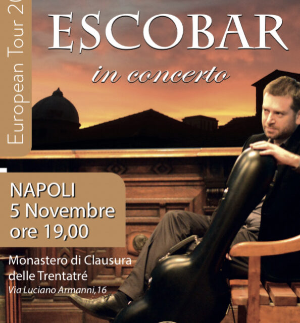 José Antonio Escobar in concerto il 5 novembre a Napoli