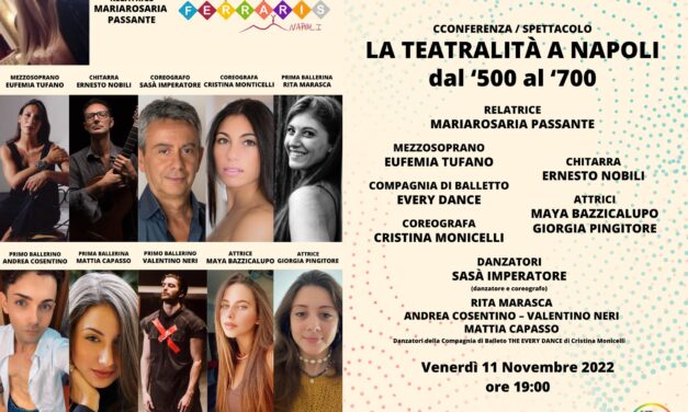 “La teatralità a Napoli”: excursus in musica, danza e recitazione per “Scampia – Il progresso attraverso la cultura”