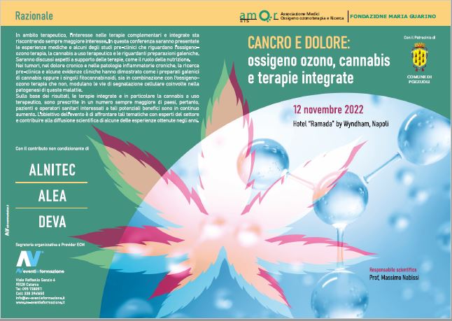 Convegno Cancro e Dolore: Ossigeno, Cannabis e Terapie integrate