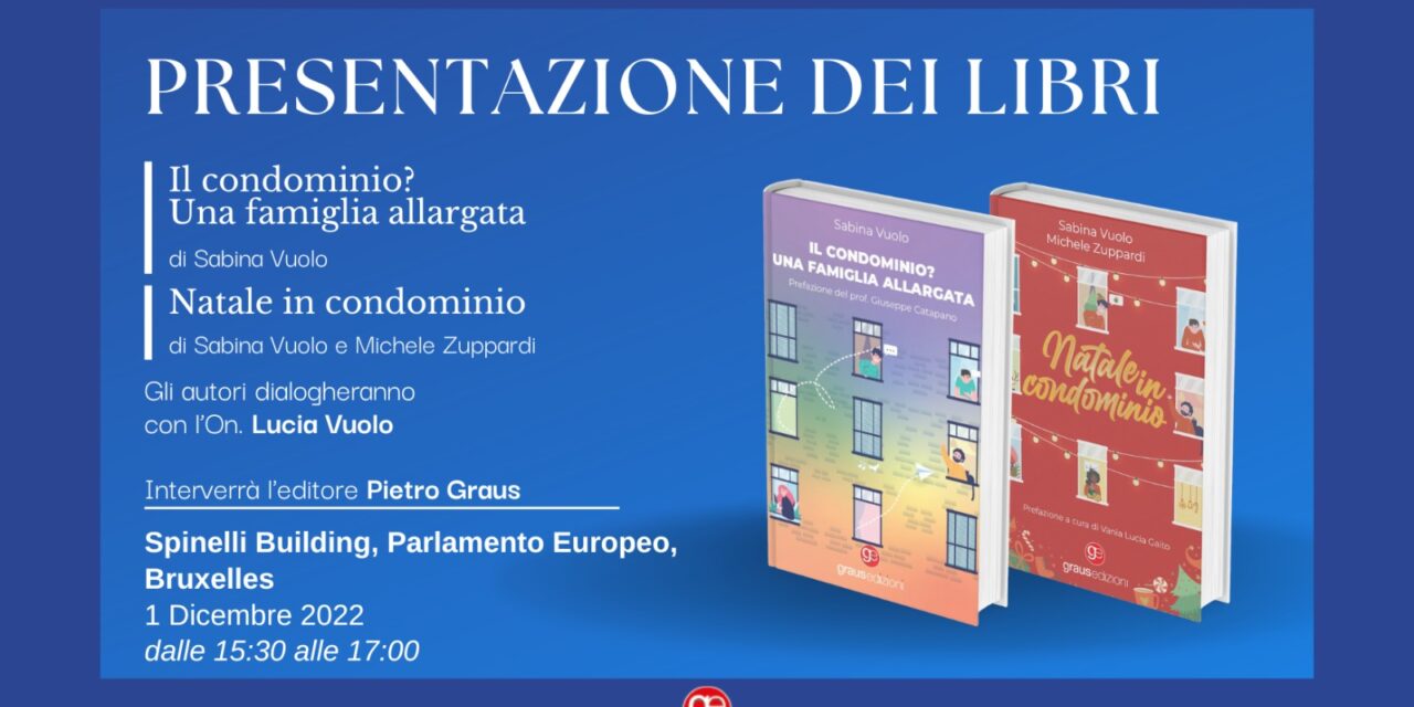 Graus Edizioni a Bruxelles: i libri di Sabina Vuolo e Michele Zuppardi