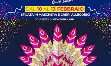 Casalnuovo di Napoli, a Carnevale la città si tinge di rosso grazie al carro allegorico contro la violenza sulle donne
