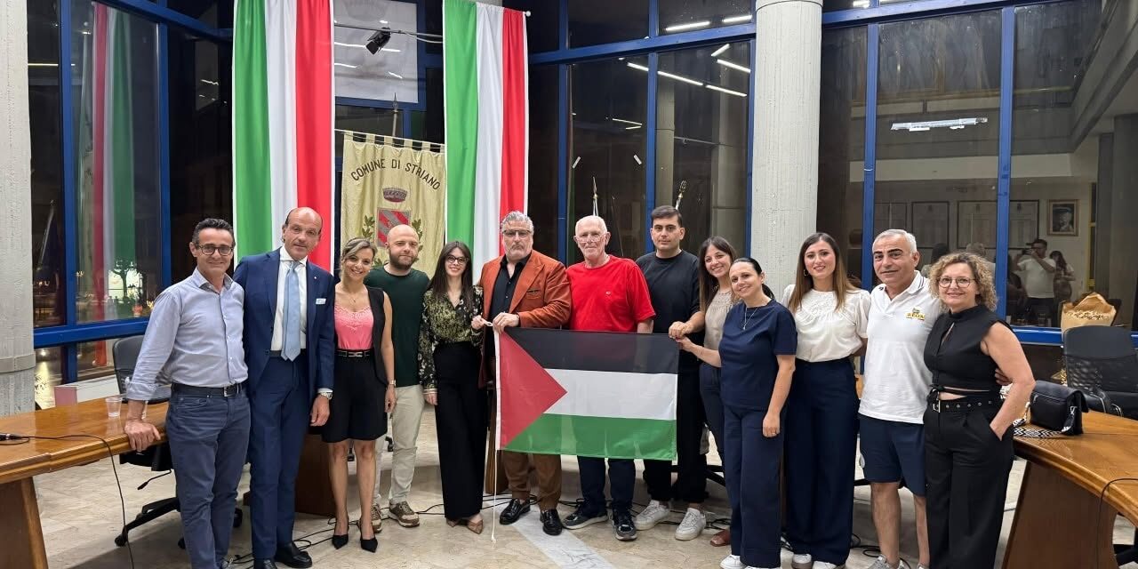Il Comune di Striano a sostegno del riconoscimento dello Stato di Palestina