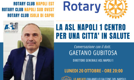 La ASL Napoli 1 Centro per una città in salute: una serata interclub tra Rotary per discutere di sanità e benessere collettivo